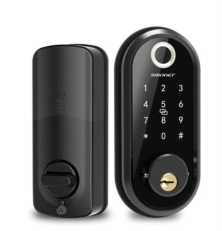 SMONET Y1-BF Smart Lock, Black