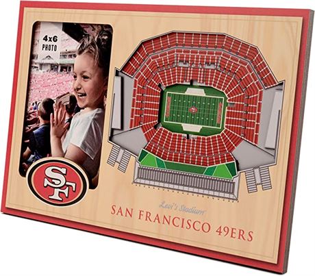 YouTheFan NFL San Francisco 49ers 3D StadiumViews Picture Frame