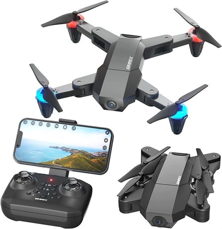 SIMREX X500 mini Drone 720P HD Camera - Black