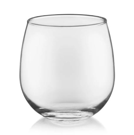 Libbey Stemless Red Wine Glasses, Set of 8