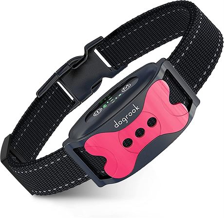 DogRook Dog Bark Collar - Pink