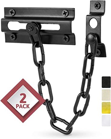 Jack N� Drill Chain Door Guard with Lock - 2 Pack