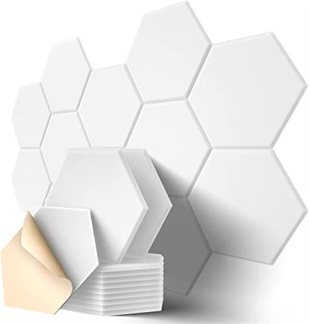 Dailycooper 12 Pack Self-adhesive Acoustic Panels