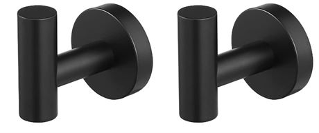 KES Bath Robe/Towel Hook for Bathroom - Black