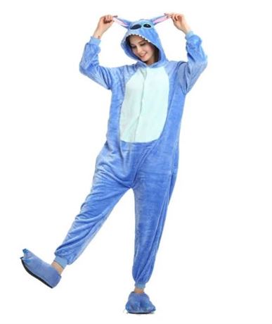 Stitch Adult Onesie - Gloves and Slippers - XL