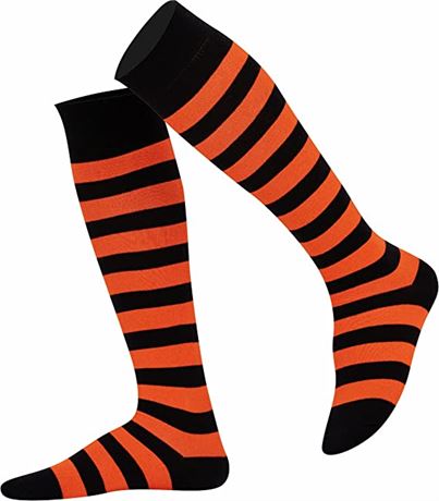 Unisex Knee High Stripe Socks (8-11)