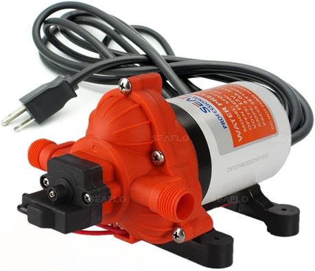 SEAFLO 33-Series Industrial Water Pressure Pump w/Power Plug