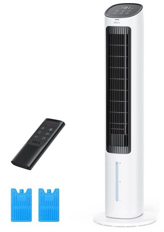 Dreo Evaporative Air Cooler, 40” Cooling Fan with 80° Oscillating, Humidifying