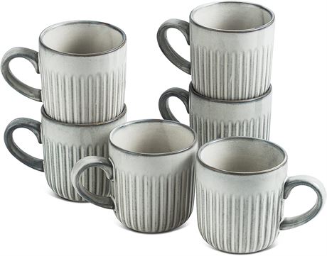 Coffee Mugs Set 6 10 Oz 300ml