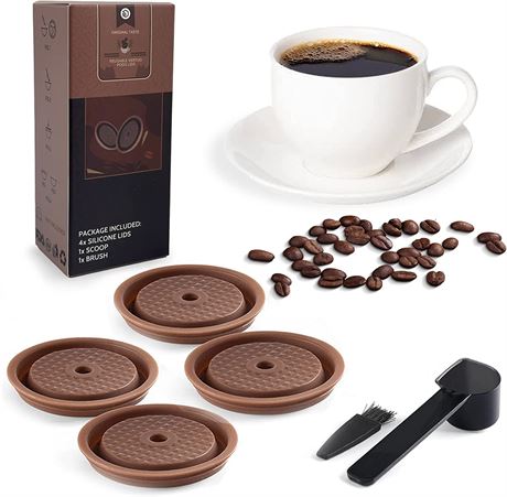 Reusable Coffee Capsule Lids for Original Nespresso Vertuoline Pods - 2