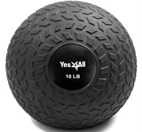 Yes4All Slam Ball Medicine Ball, 10Lb