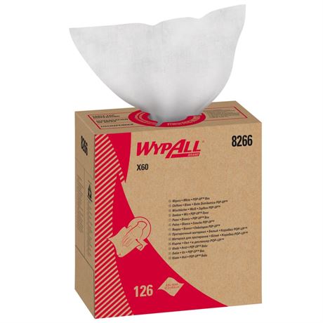 WypAll X60 Cleaning Cloths, 10 Boxes