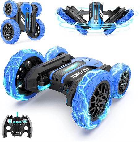 BEZGAR TD202 Remote Control Car - Double Sided -360 Flip Spinning