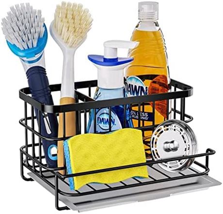 HapiRm Kitchen Sink Organizer with Drain Tray