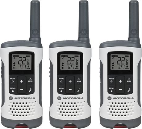 Motorola T260TP Talkabout Radio, 3 Pack