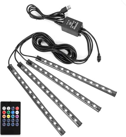 Multicolor Music Car Strip Light Under Dash Lighting Kit