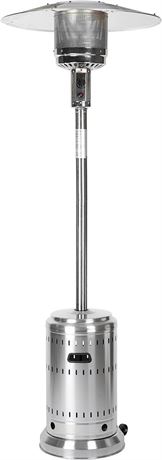 Amazon Basics 46,000 BTU Outdoor Propane Patio Heater with Wheels