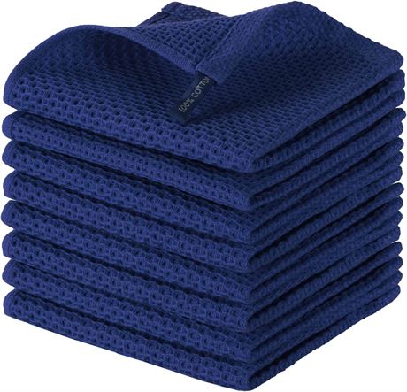 joybest Cotton Kitchen Dish Cloths, 8-Pack