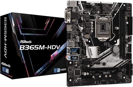 ASRock Intel B365 Chipset Motherboard, B365M-HDV