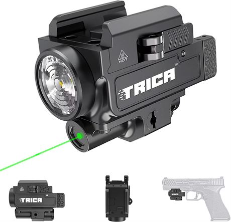 Trica 800 Lumens Green/Red Laser and Rechargeable Light