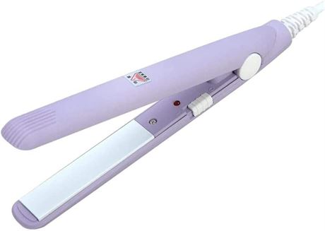 Mini Hair Straightener & Curler 2 in 1 Flat Iron