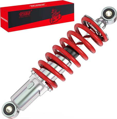 RUTU 10.25" Oil Shocks - 5 Level Spring Strength Adjustment