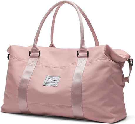 Travel Duffel Bag, Sports Tote Gym Bag - Pink