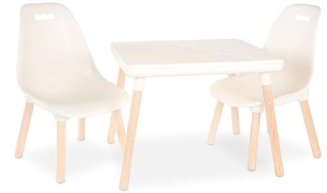 Kids Furniture Ivory Table & Chair Set