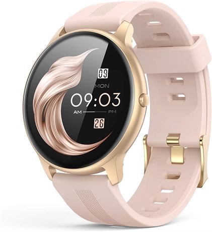 Smartwatch for Android and iOS IP68 Waterproof Activity Tracker - Rose Gold/Pink