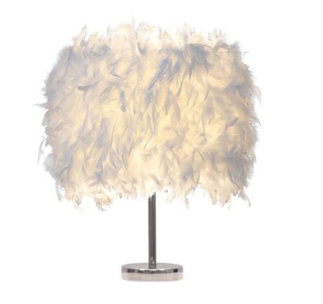 Feather Table Lamp