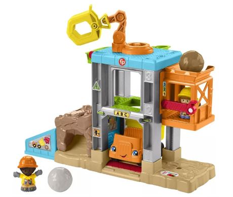 Fisher-Price Little People Load Up 'n Learn Construction Site Playset