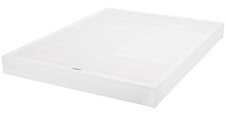 Amazon Basics Smart Box Spring Bed Base, 5 Inch Mattress Foundation, Queen