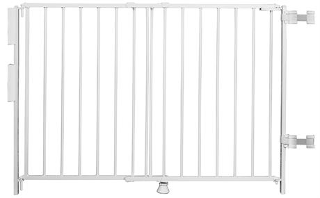 Regalo Top of Stairs Metal Pet Gate with Banister Kit, 2 L X 43 W X 30.5 H, 2 in