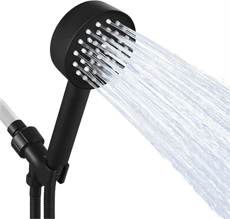 KES Metal Shower Head Shower Sprayer SUS304 Stainless Steel Matte Black