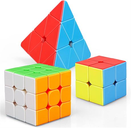 STEAM Life Speed Cube Set 3 Pack Magic Cube Stickerless