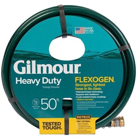 Gilmour Flexogen 5/8 In. Dia. x 50 Ft. L. Garden Hose