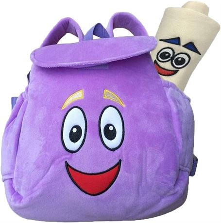 Dora Backpack Purple Dora the Explorer Soft Plush