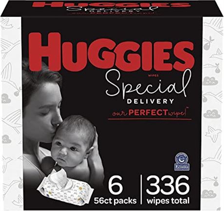 Huggies Special Delivery Hypoallergenic Baby Wipes, Unscented