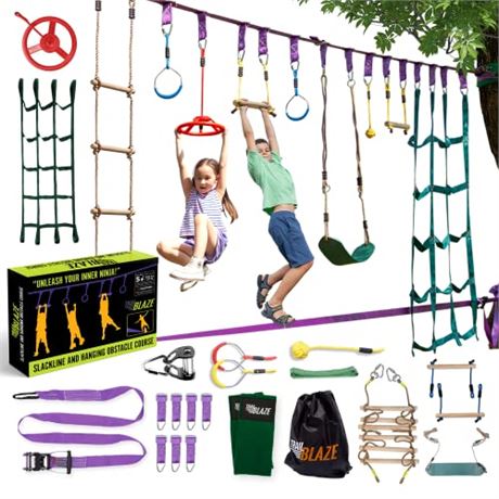 Trailblaze Ninja Warrior Obstacle Course Set