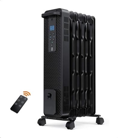 TaoTronics Oil Filled Radiator Space Heater with 3 Heating Modes, TT-HE005