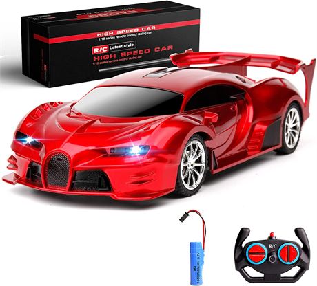 KULARIWORLD Remote Control Car 2.4Ghz Rechargeable 1/18 RC