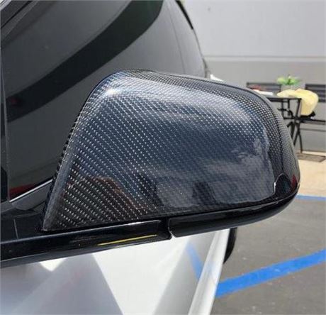 Carbon Fiber Sideview Mirror Cover A3 - Left and Right