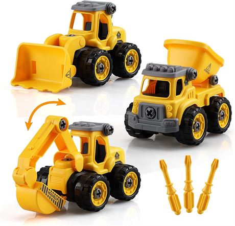 TOY Life Constructions Toys Vehicles Trucks Take Apart Toys