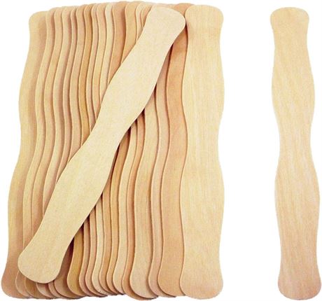 200 pcs Jumbo Wooden Craft Sticks Pack