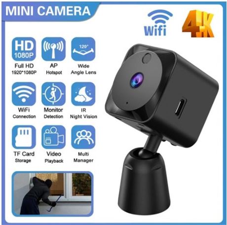 Q18 Mini Camera with Wifi - Security Camera