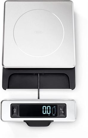 OXO Good Grips 11-Pound Stainless Steel Food Scale with Pull-Out Display