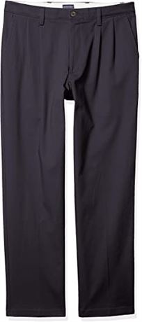 Dockers Men's Classic Fit Easy Khaki Pants - Pleated 36 x 29 Navy