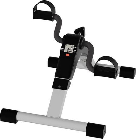 Wakeman Portable Stationary Under Desk Exercise Bike