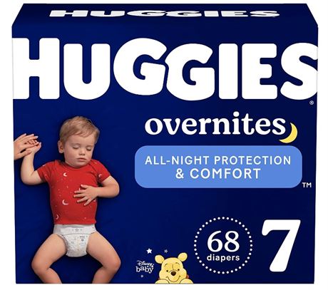 Huggies Diapers 68 Count, Size 7