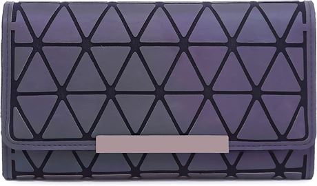 Holographic Women's Geometric Wallet